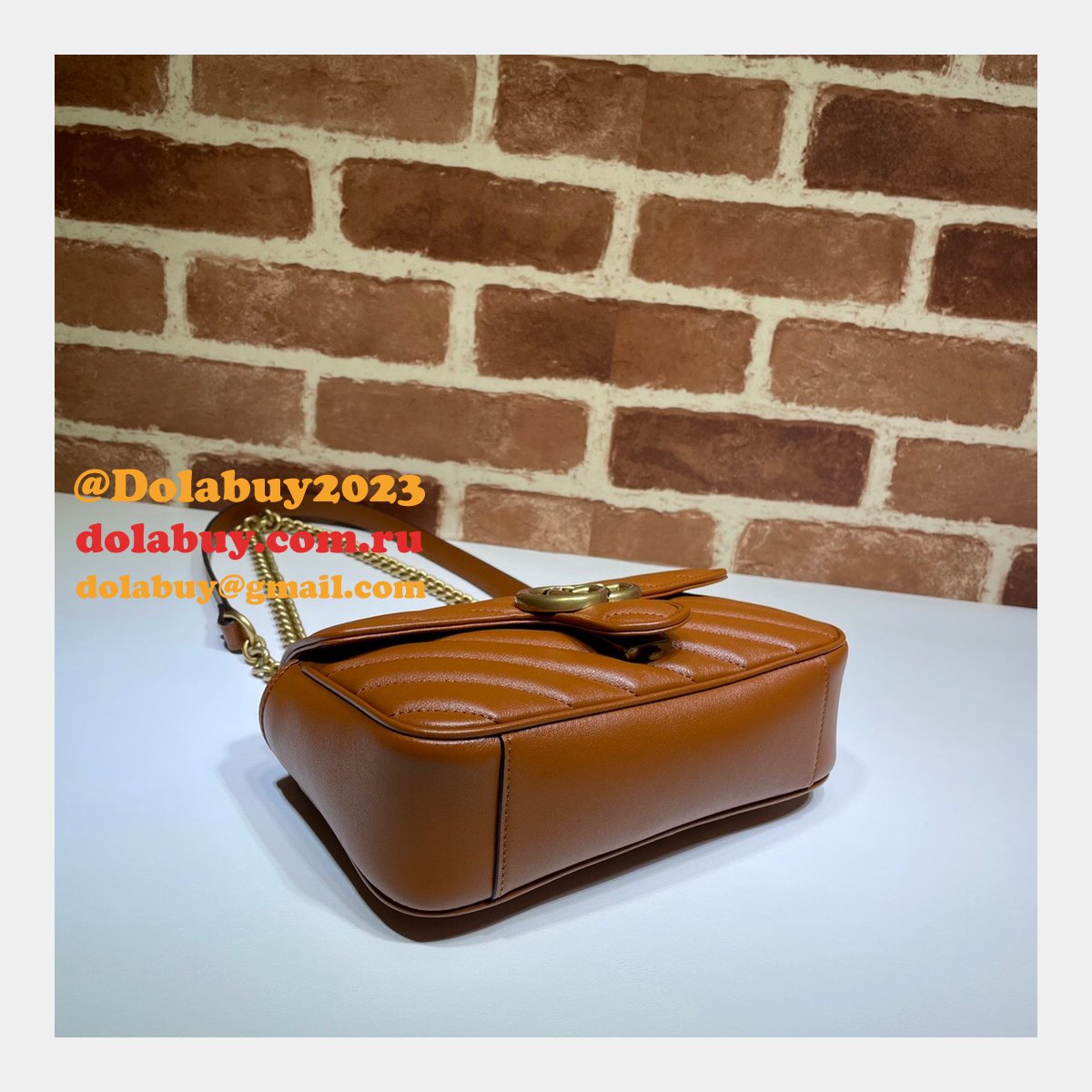 Gucci Replica 446744 GG Marmont matelassé mini bag