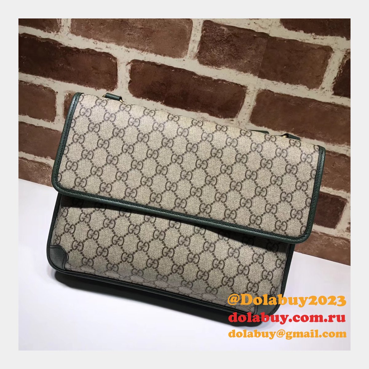 Gucci Best Top Quality GG Supreme messenger 495654 Bag