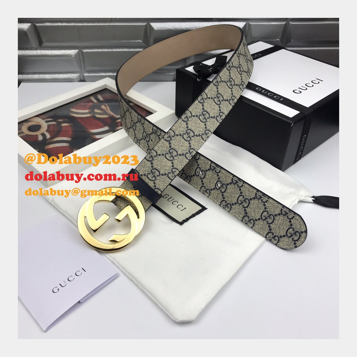 Gucci Belt With Double G Buckle 38mm Cheap
