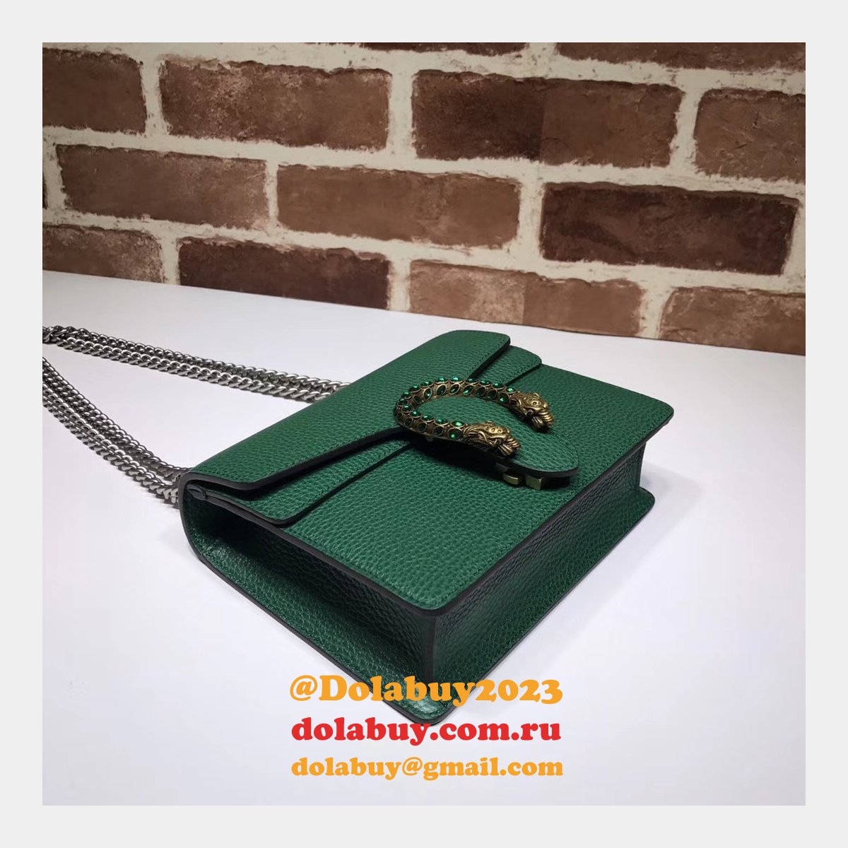 7 Star Gucci Replica Dionysus leather mini 421970 bag