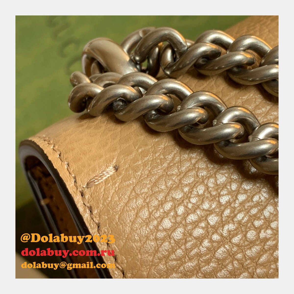 Best Gucci Replica 400249 Dionysus GG Shoulder Brown Bag