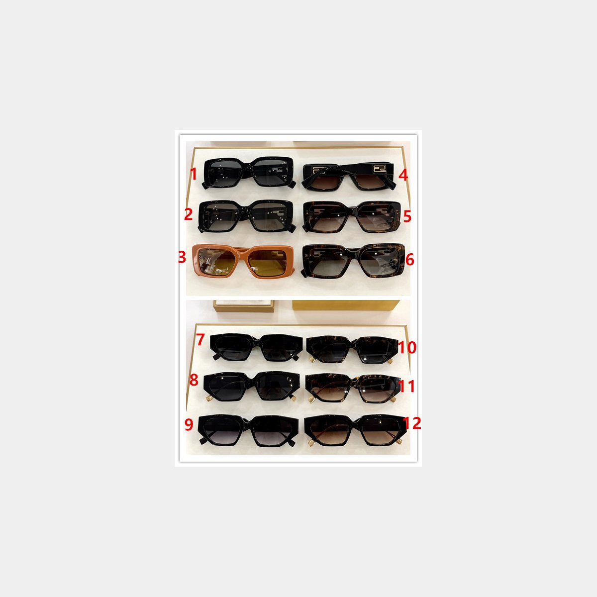 Fendi Inspired Original FD50072l /40128I High Quality Replica Sunglasses