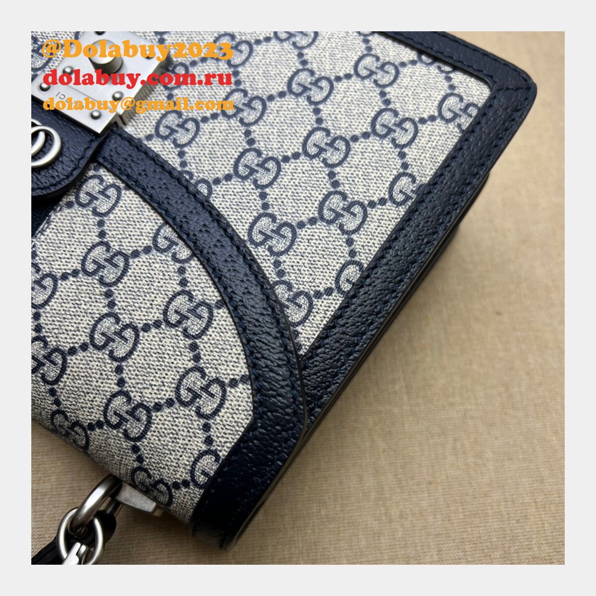 AAA+ Gucci 651055 Ophidia small top handle fake bag with Web