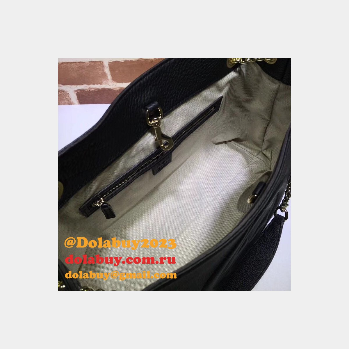7 Star Gucci Replica Soho leather shoulder 308982 bag