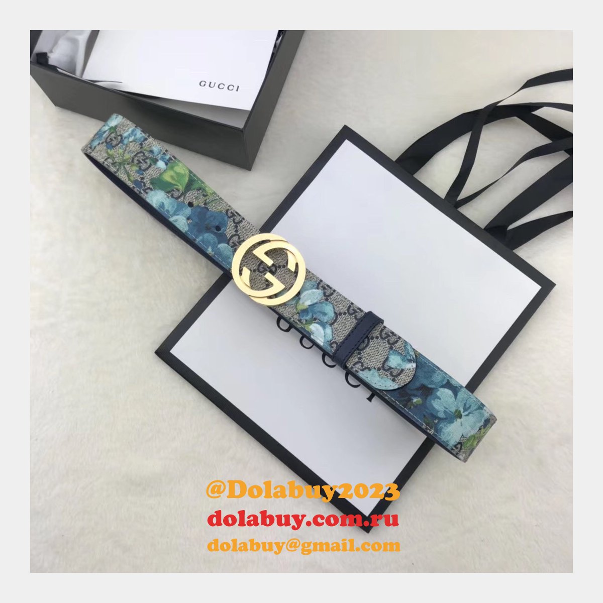 Gucci Belt With Double G Buckle 38mm-1 Top Quality