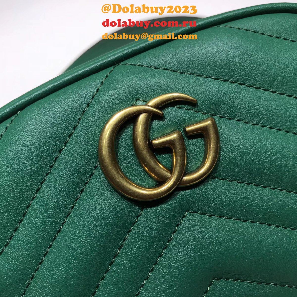 Best 476434 Gucci GG Marmont matelassé leather belt bag