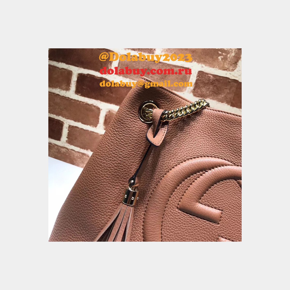 7 Star Gucci Replica Soho leather shoulder 308982 bag