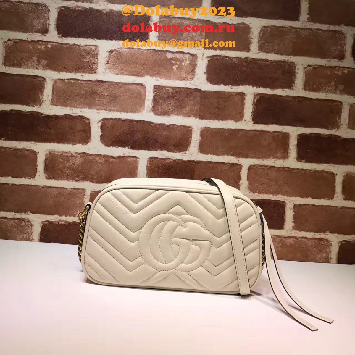 Luxury Gucci Fake 447632 Gg Marmont Crossbody Bags for Women