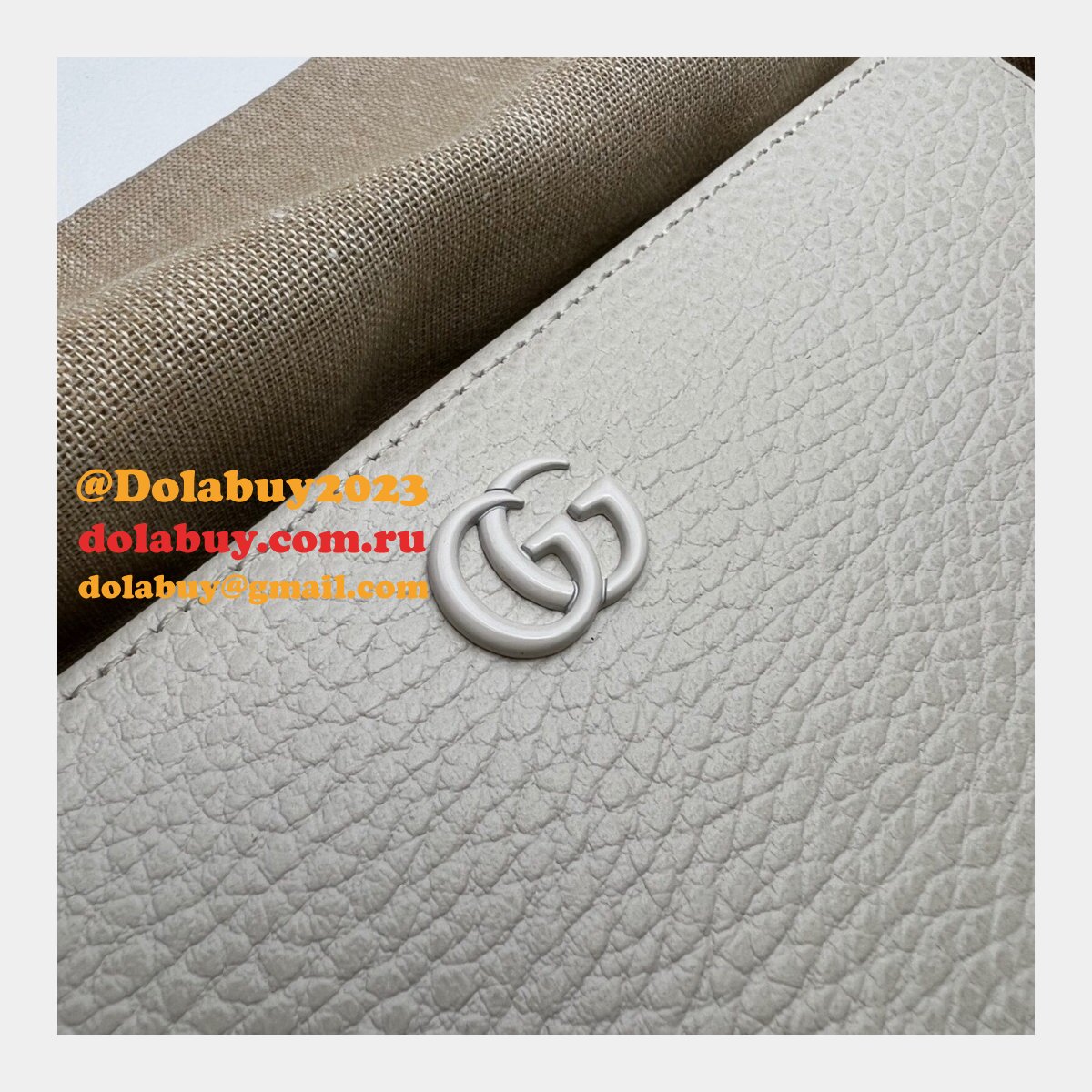 Gucci Best Replica 456117 GG Marmont zip around wallet