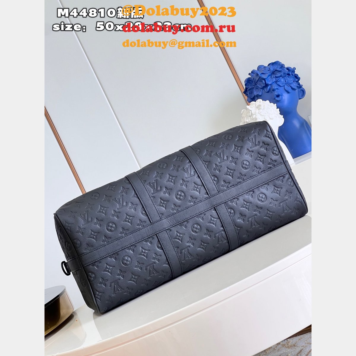 Keepall Bandoulière Fashion Louis Vuitton Replica 50  M44810 Monogram Bag