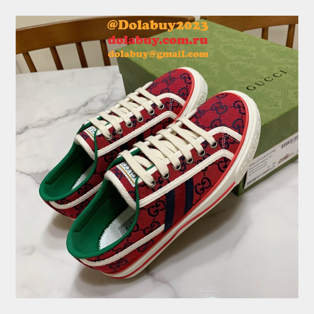 Replica Gucci Canvas Shoes 1977 Series Women/Men Quality For Sale
