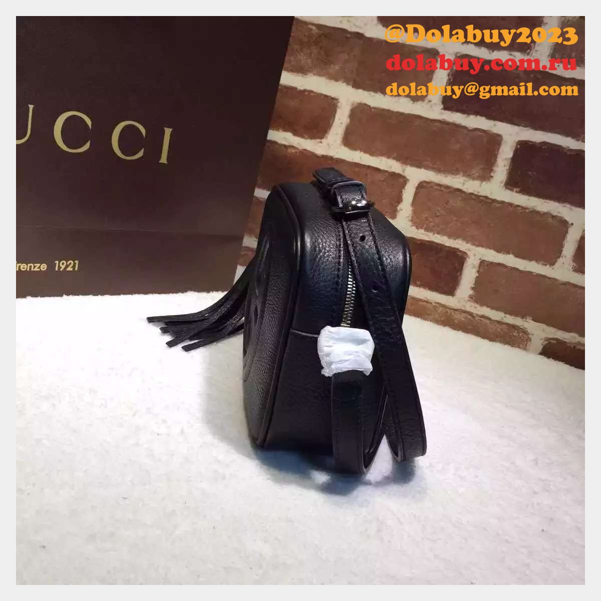 AAA+ Gucci Replicas Soho small leather disco 308364 bag