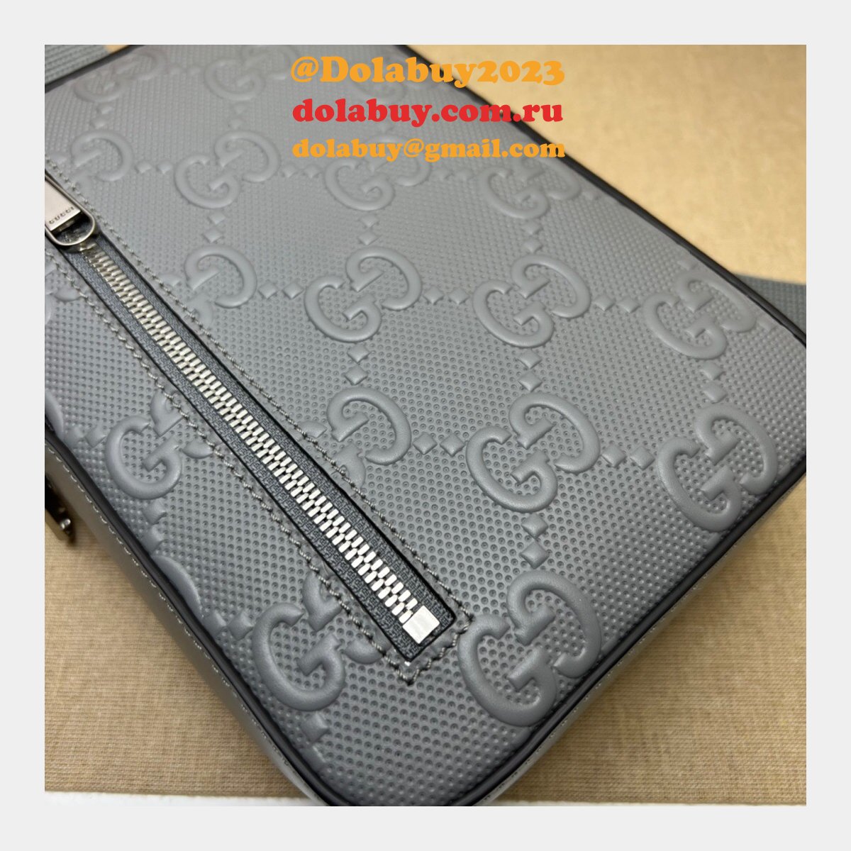 Gucci Replica Messengers 700431 GG embossed sling backpack