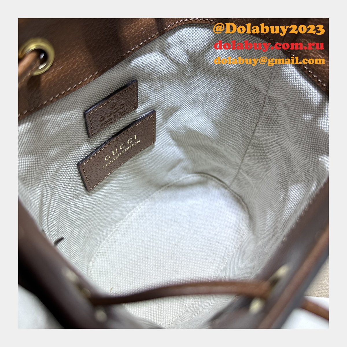 Ophidia Gucci Replica Bucket GG Supreme 550620 Knockoff Bag