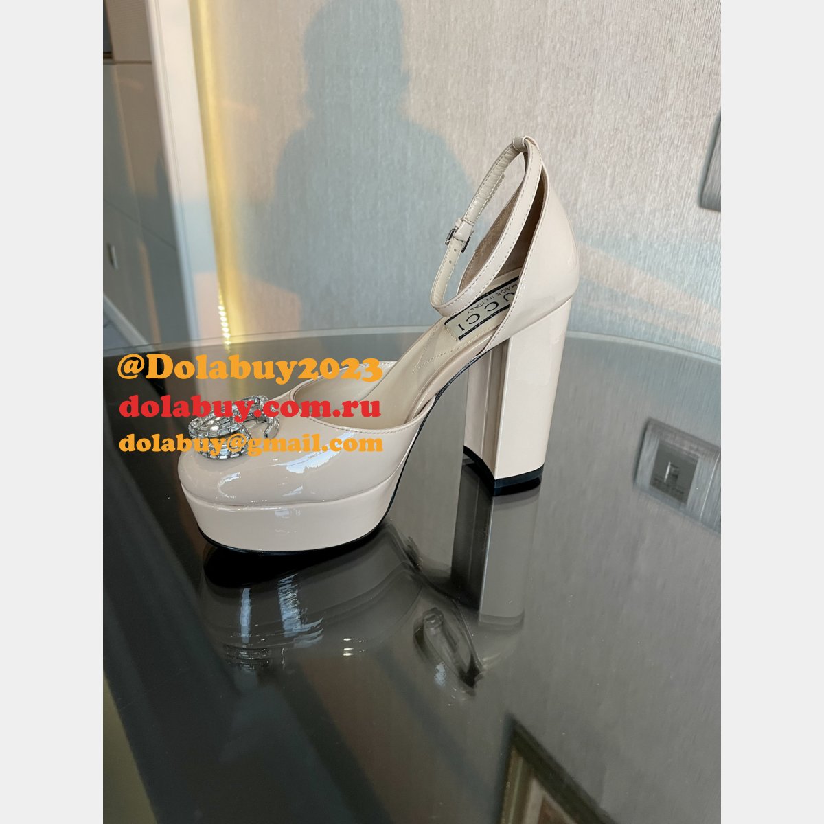 High Quality GUCCI high Plat form Fashion Perfect shoes
