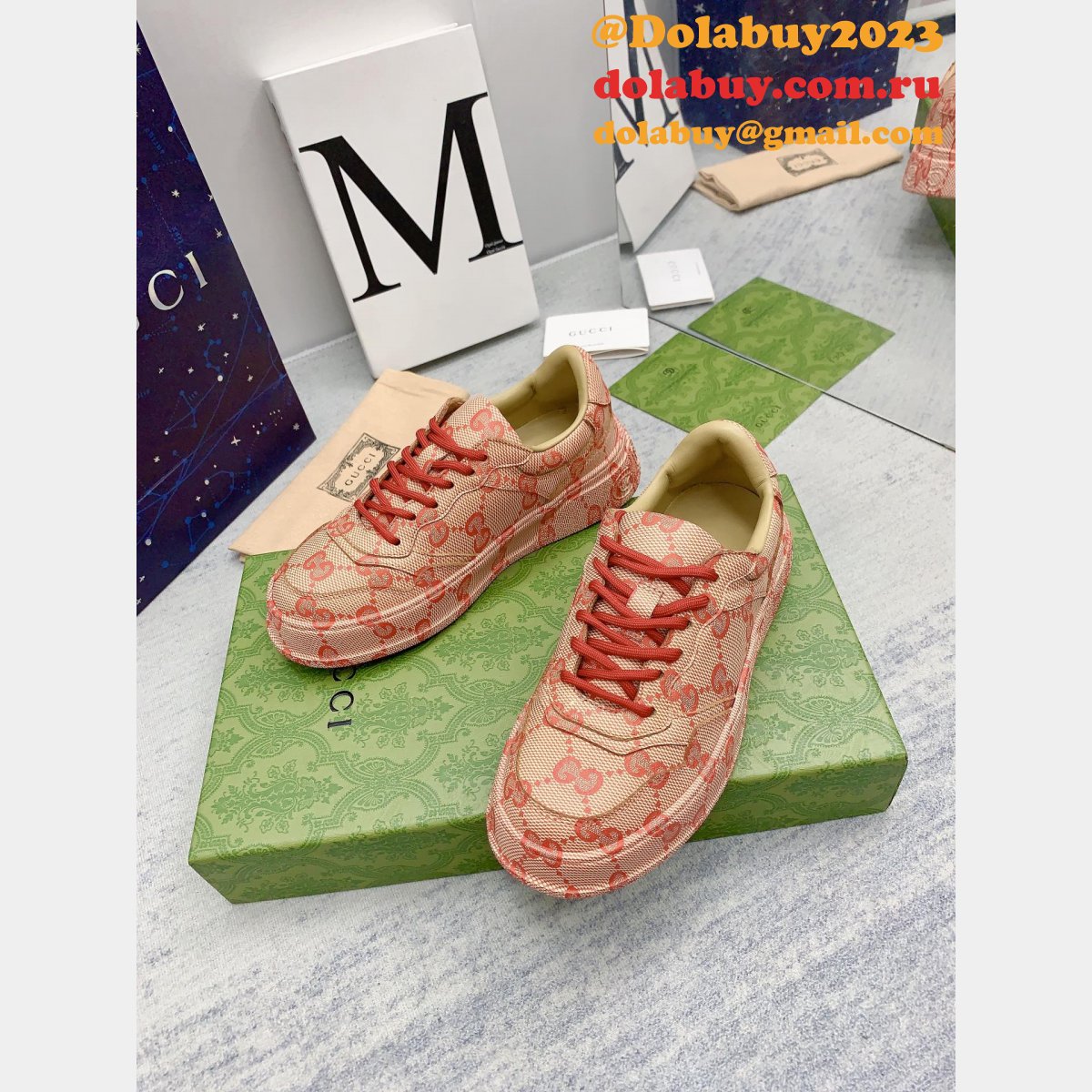 Designer Replica Gucci Biscuit Classic Presbyopia Shoes