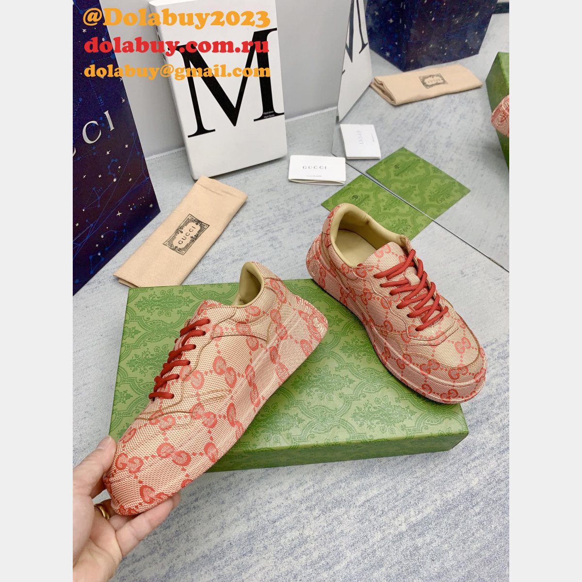 Designer Replica Gucci Biscuit Classic Presbyopia Shoes