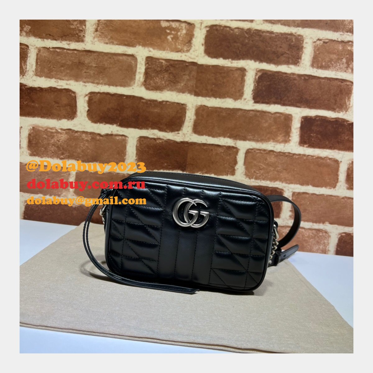 Lovely Gucci Designer Replica GG Marmont mini shoulder 634936 bag