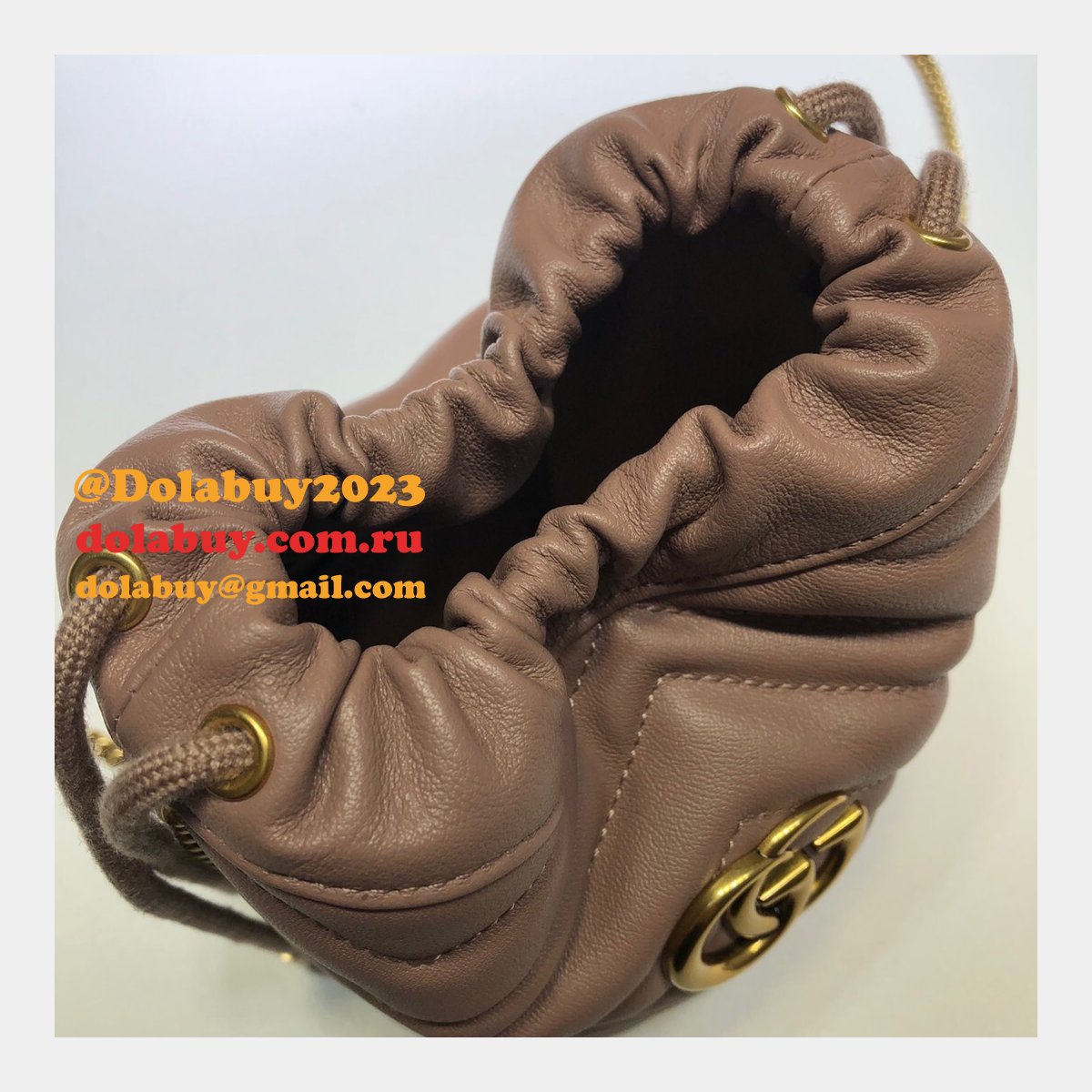 Gucci Replica 7 Star GG Marmont mini bucket 575163 bag