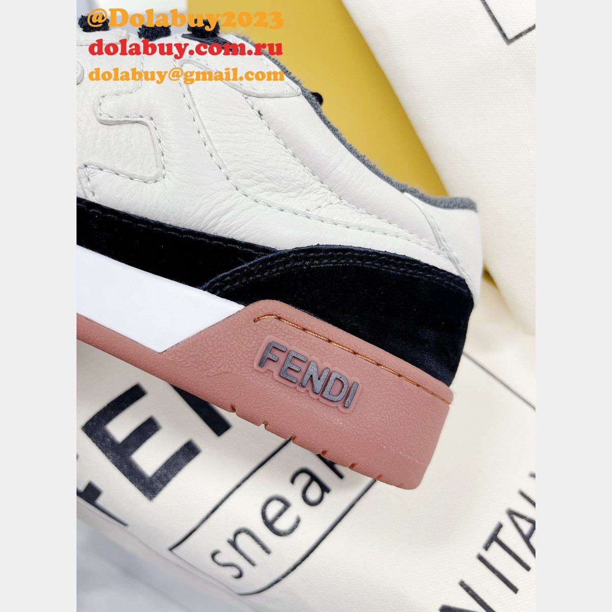 Best Quality Replica Fendi Match TUP F Logo Shoes and Sneaker