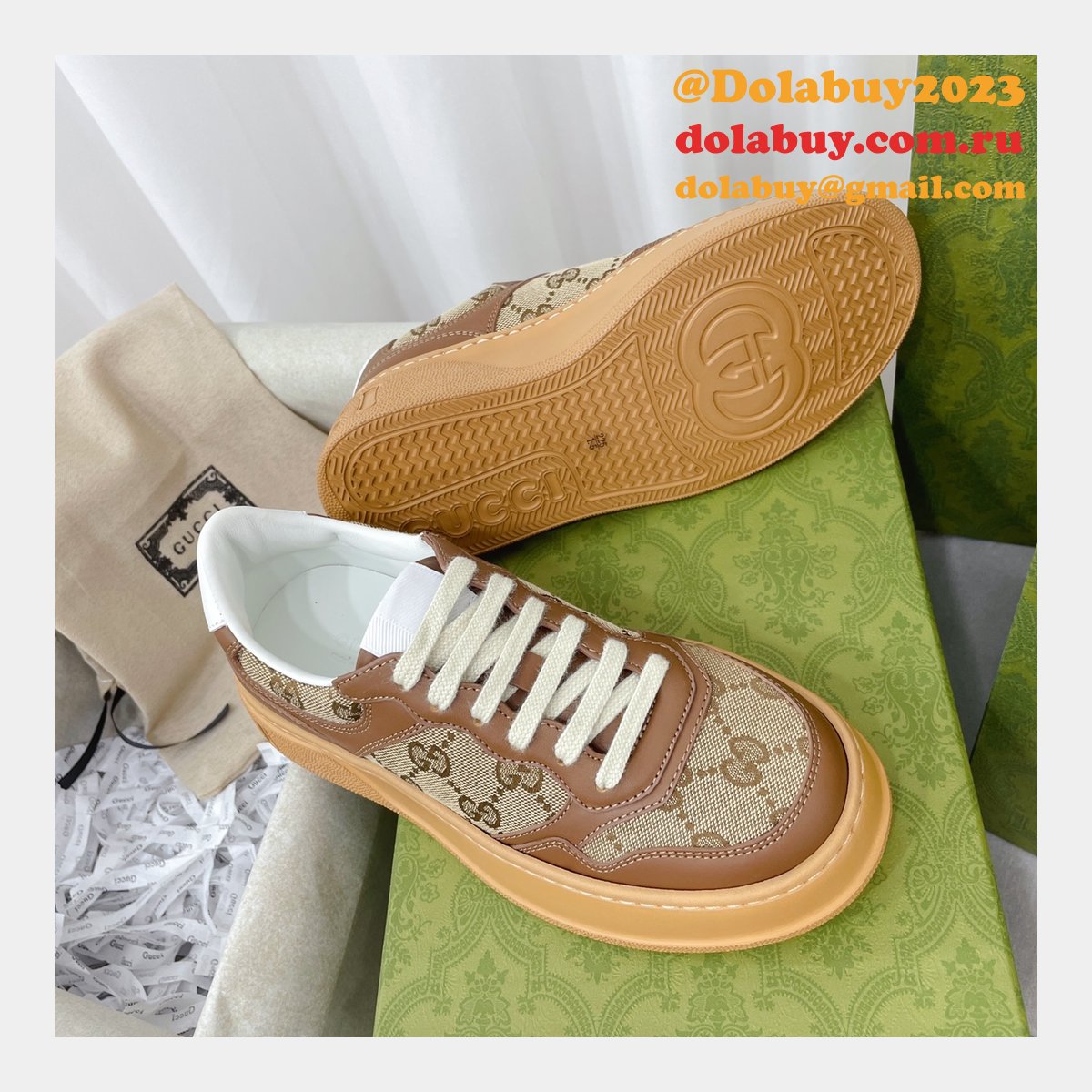 Gucci Replica GG Logo Shoes Online