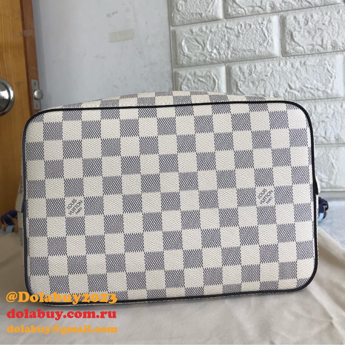 Replicas Louis Vuitton Best NéoNoé MM Damier Azur Canvas  N50042 Bag