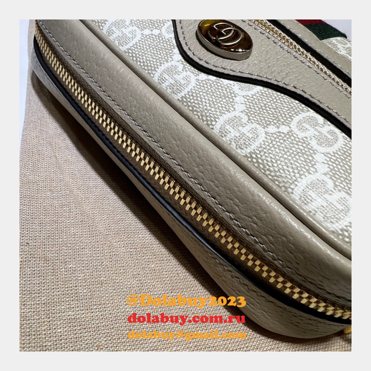 Buying Replica Gucci 517350 GG Supreme Ophidia Crossbody Bag
