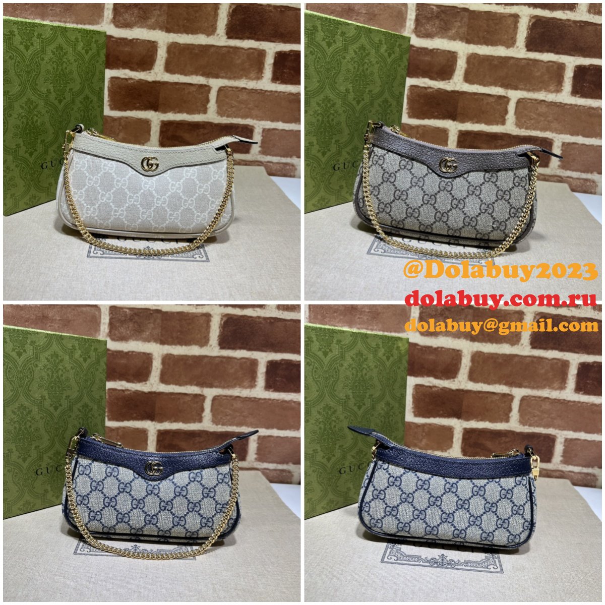 Inspired Ophidia Gucci Designer Supreme 764960 Fake Bag