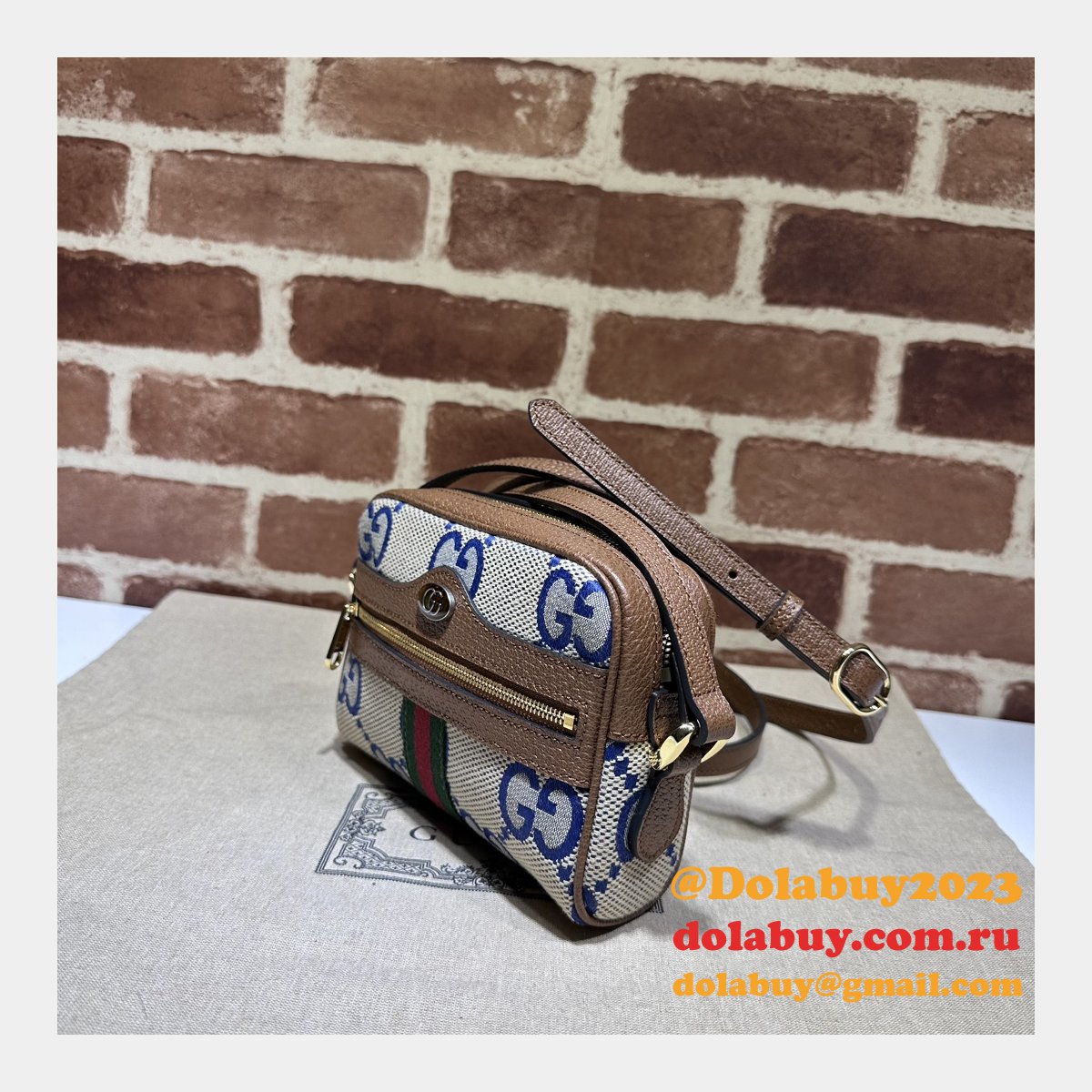Ophidia GG Supreme Replica Gucci 517350 AAA+ Bag