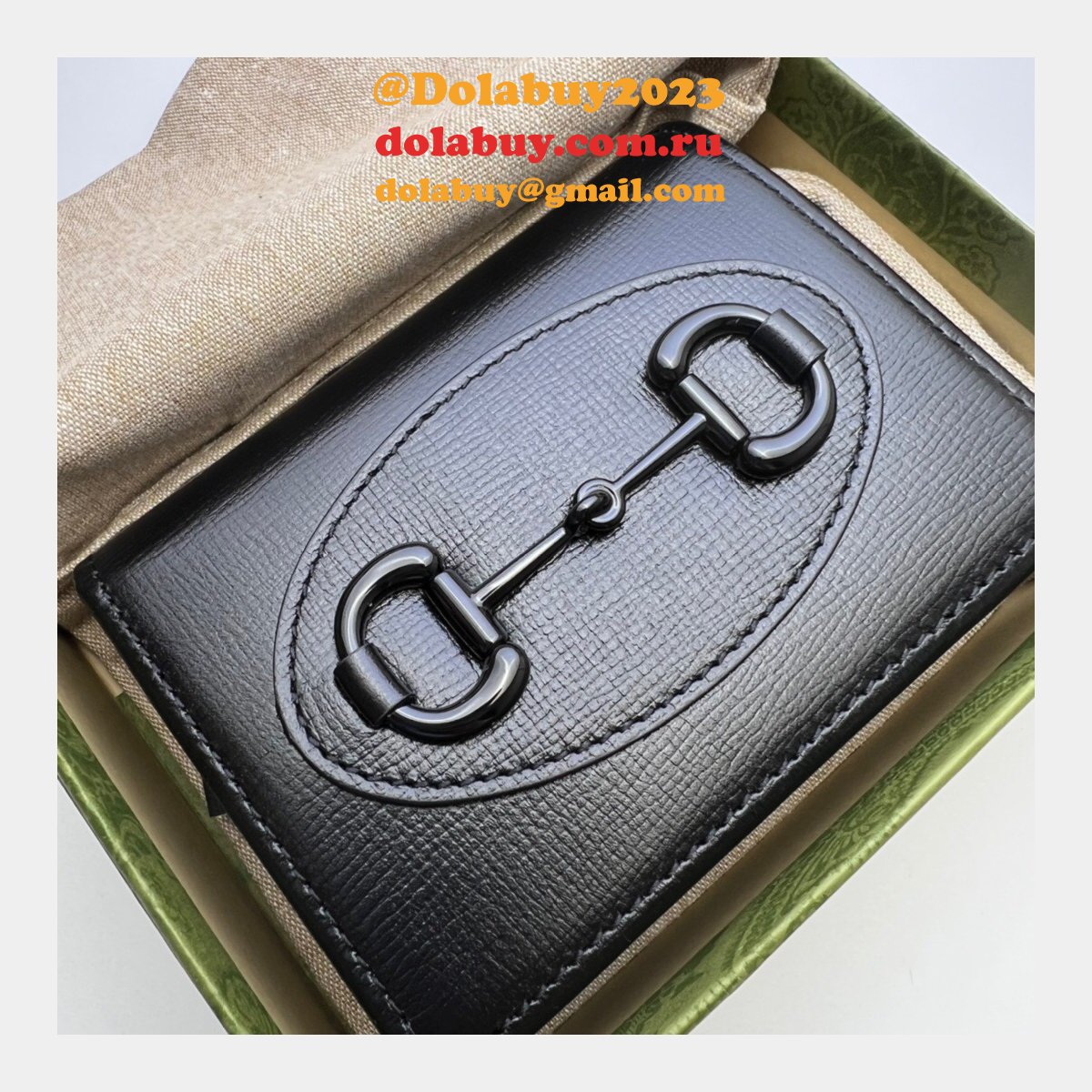 Gucci Buy Horsebit 1955 Card Case Wallet Compact 621887 Fashion