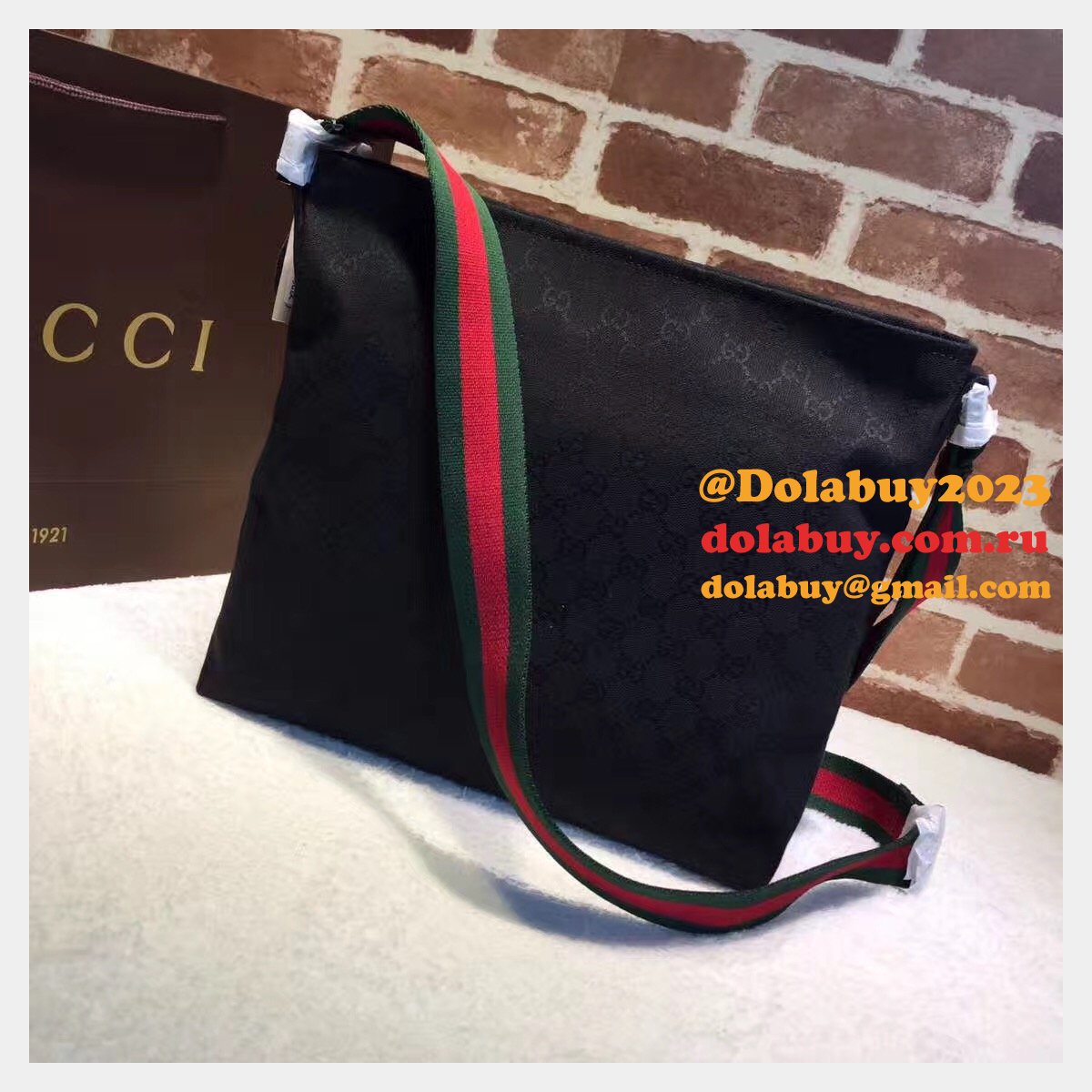 7 Star Gucci Cheap Crossbody 189751 Gg Canvas Messenger Bag