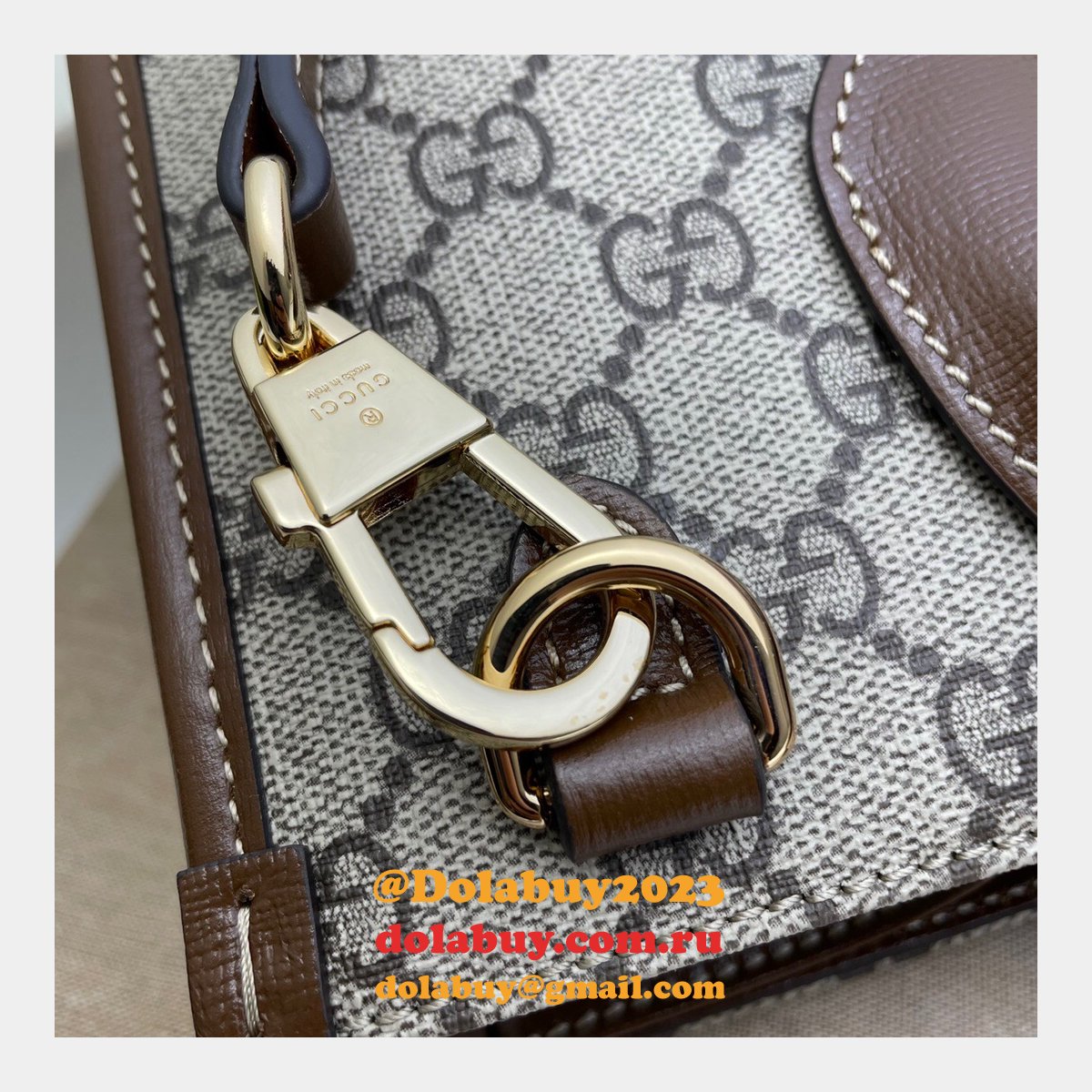 Replica Gucci Beige GG small tote 659983 bag