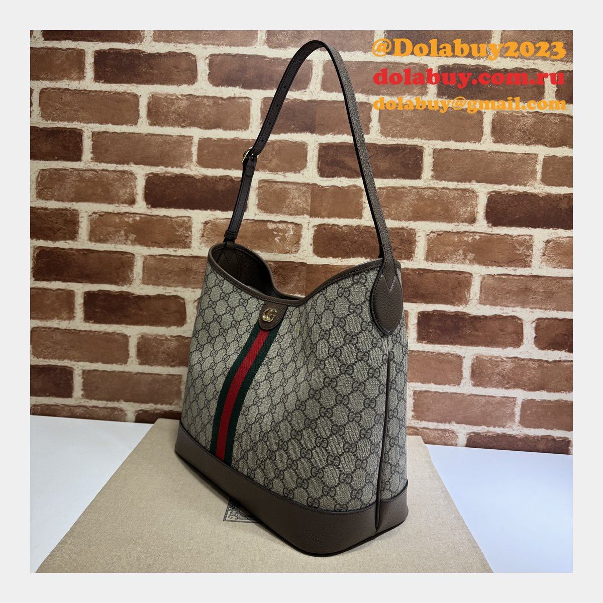 Ophidia GG 1:1 Mirror Replica Gucci Shoulder 781392 Bag