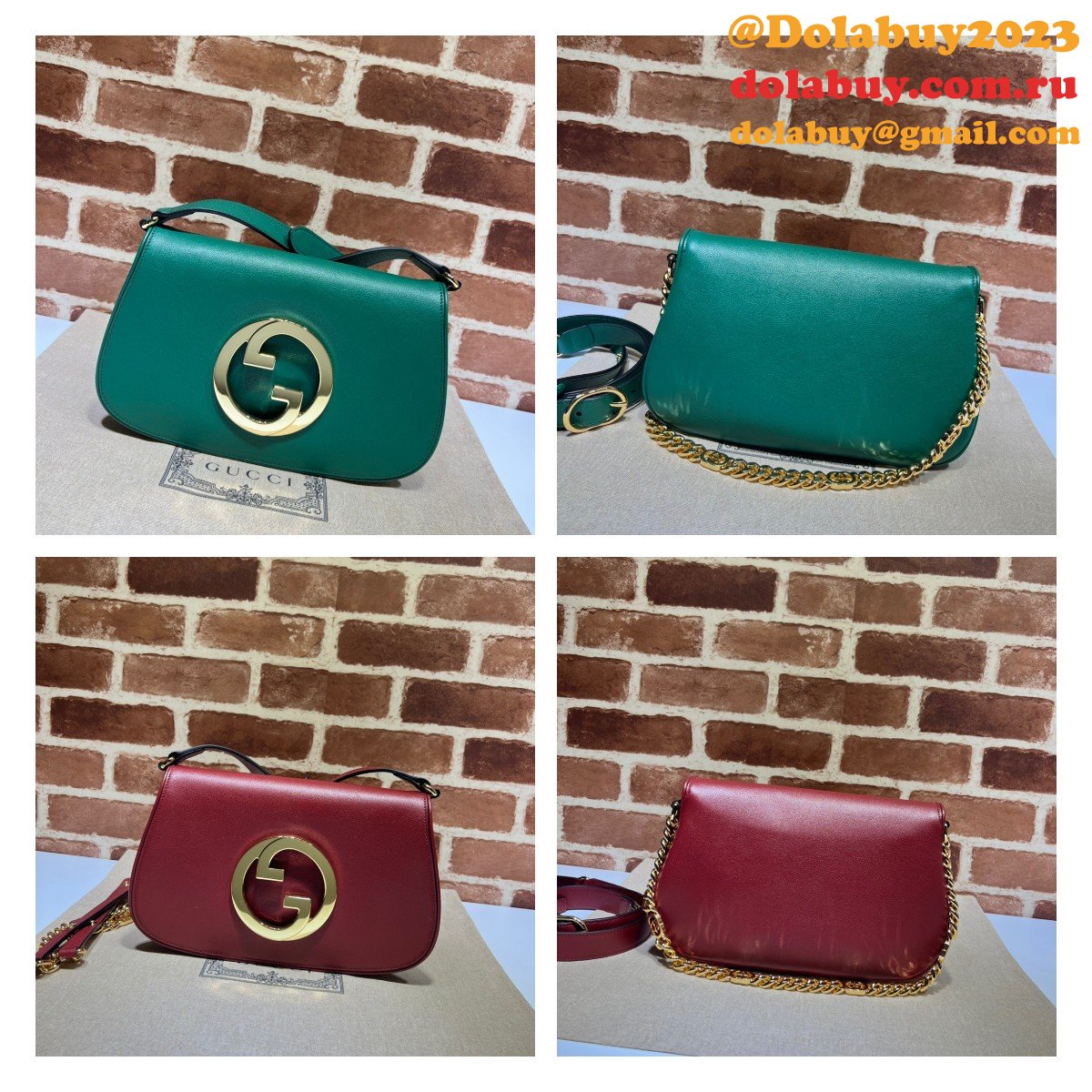 Luxury Gucci Wholesale Blondie shoulder 699268 fake bag