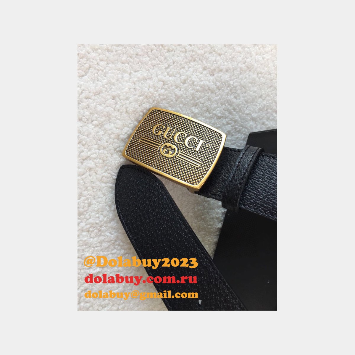 Knockoff Gucci Leather Belt 38mm Black Replica