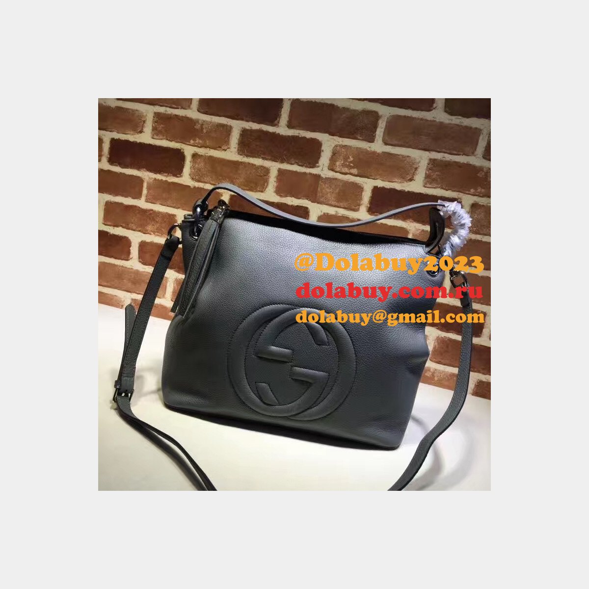 Replica Gucci Luxury Shoulder Soho Leather Hobo 408825 Bag