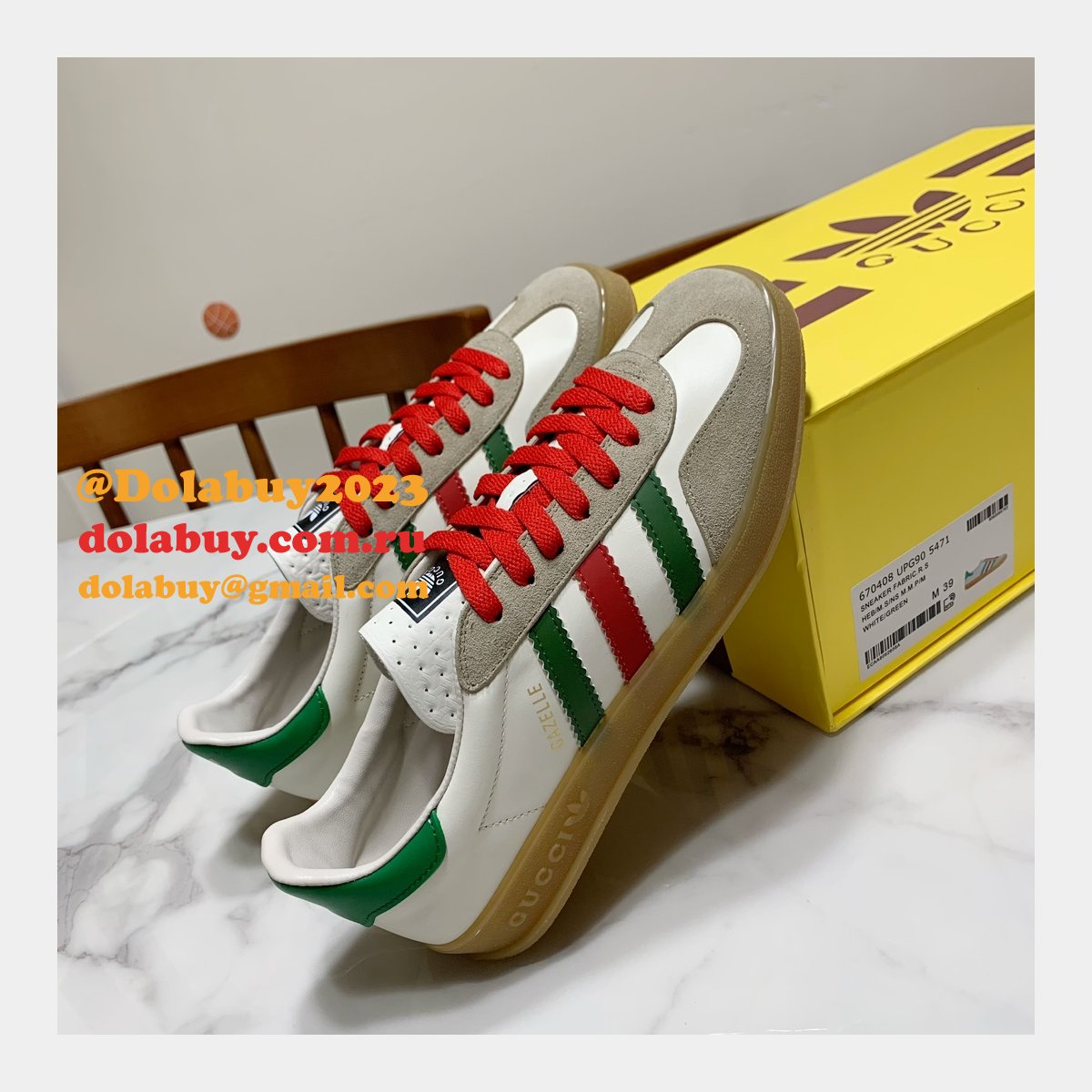 Duplicate Gucci X Adidas Shamrock Joint Skate Men/Women Shoes