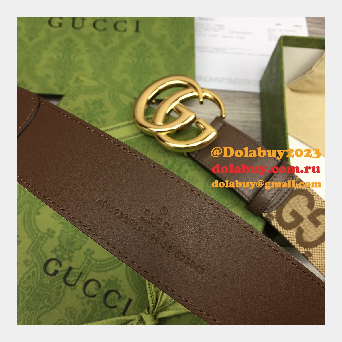 Shop 1:1 Image Mirror Gucci 3.8cm Belts Replica Bags