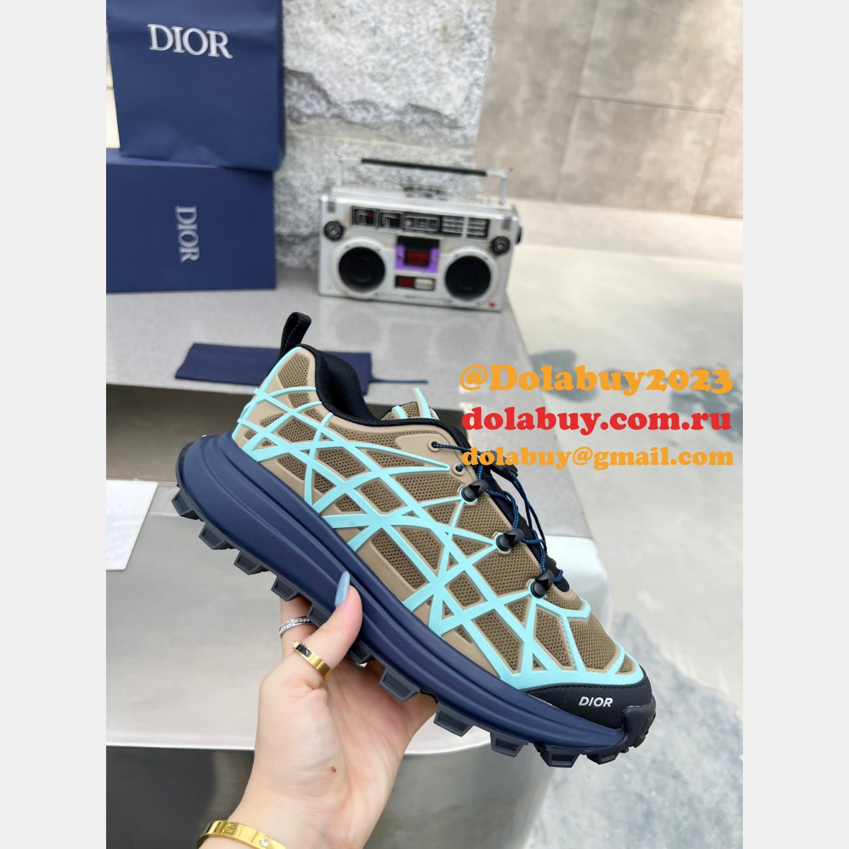 Designer High Quality Dior Replica CD Diamond Shoe Online