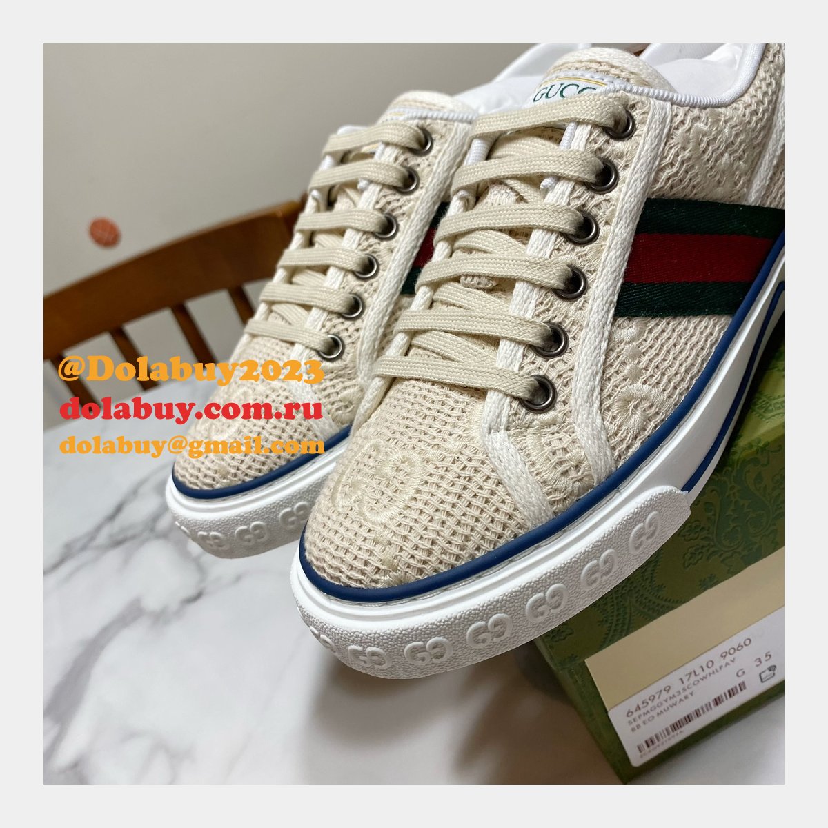 Buy Inspired Replica Gucci Canvas Designer Shoes