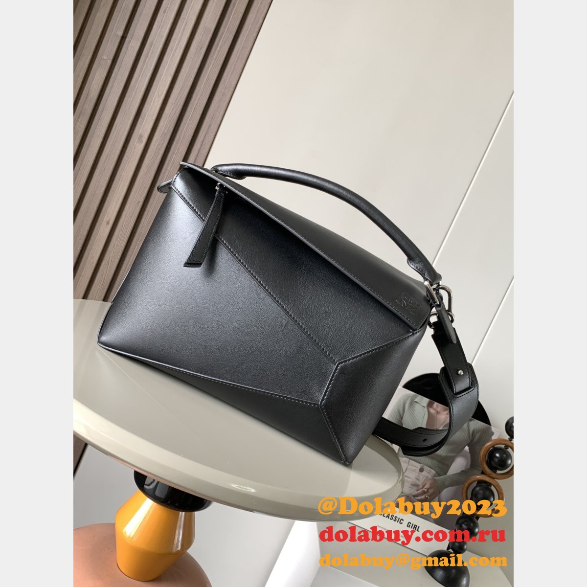 Best Replica Loewe Puzzle Medium Bag In Classic Calfskin 29CM