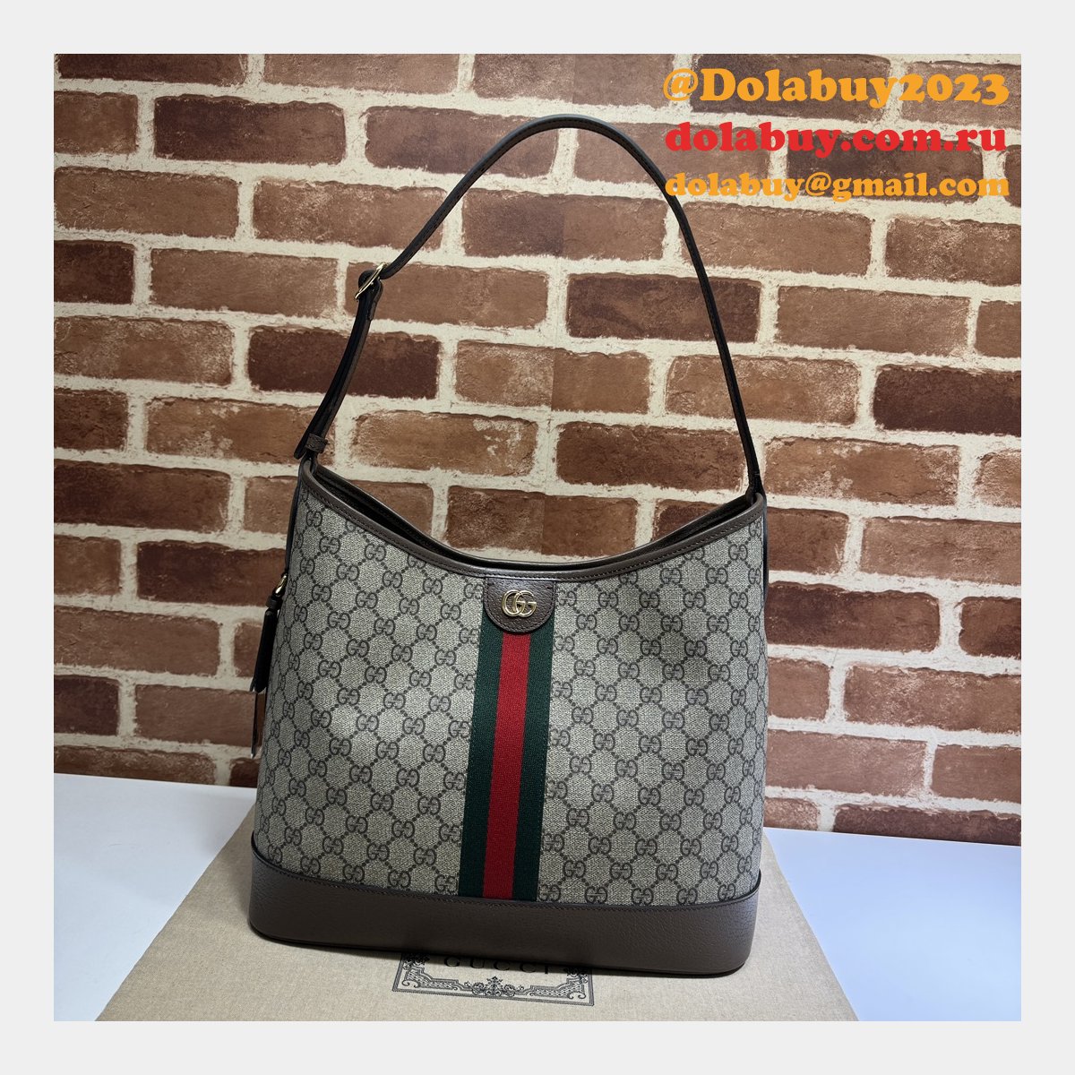 Ophidia GG 1:1 Mirror Replica Gucci Shoulder 781392 Bag