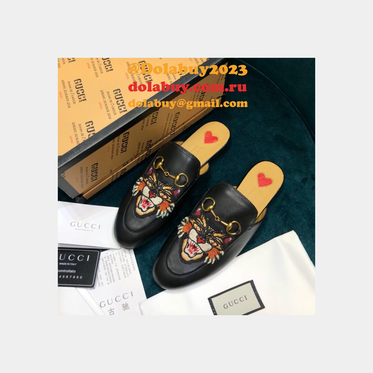 Top Gucci Loafers Slipper 002