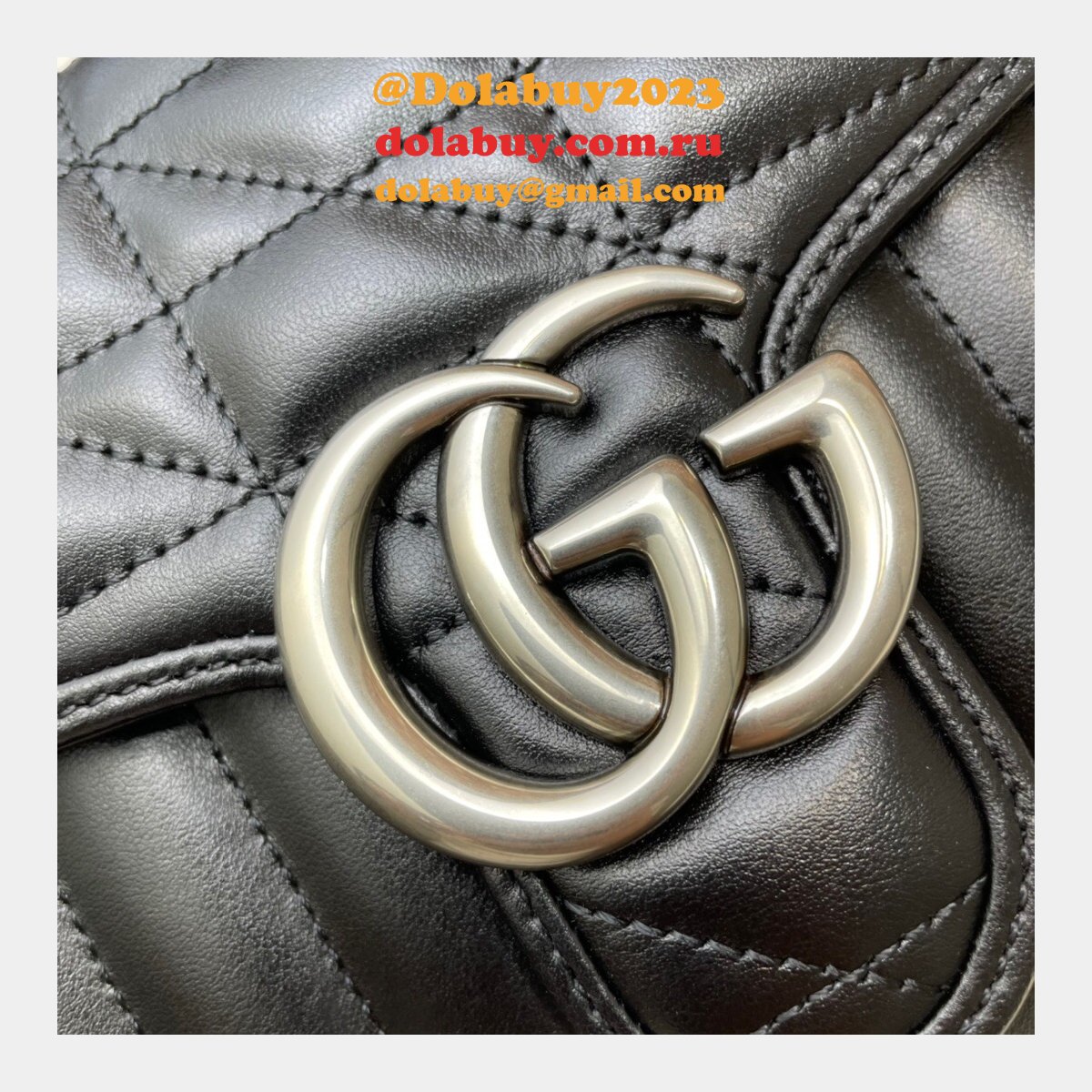 Gucci Best Quality GG Marmont Mini Top Handle 583571 Bag