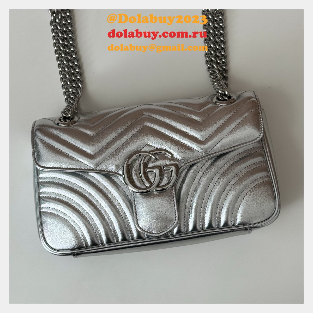 Inspired Gucci 443497 GG Marmont Small Shoulder Top Quality Bag