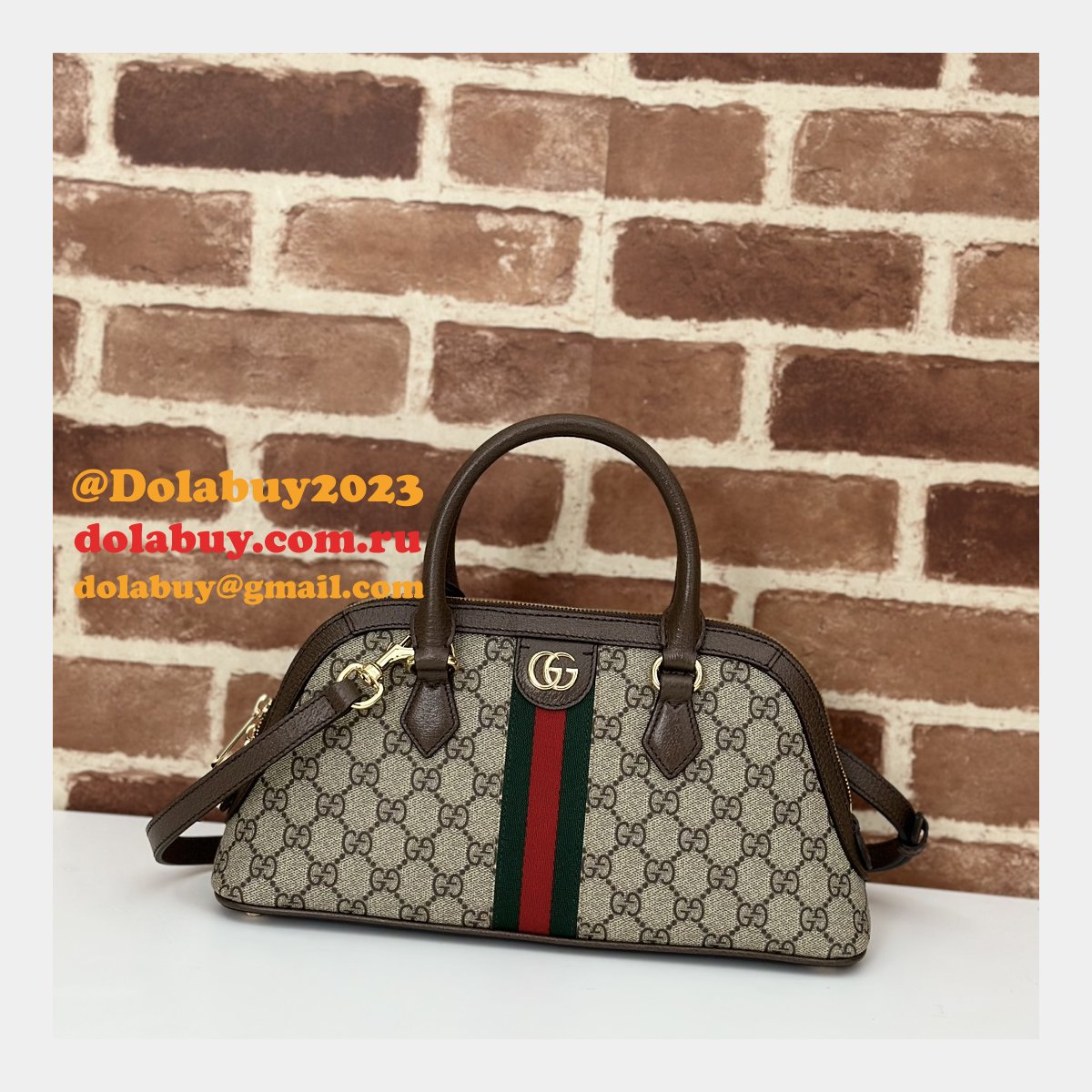 Luxury Gucci 795249 Ophidia Shoulder Top Handle Duplicate Bag