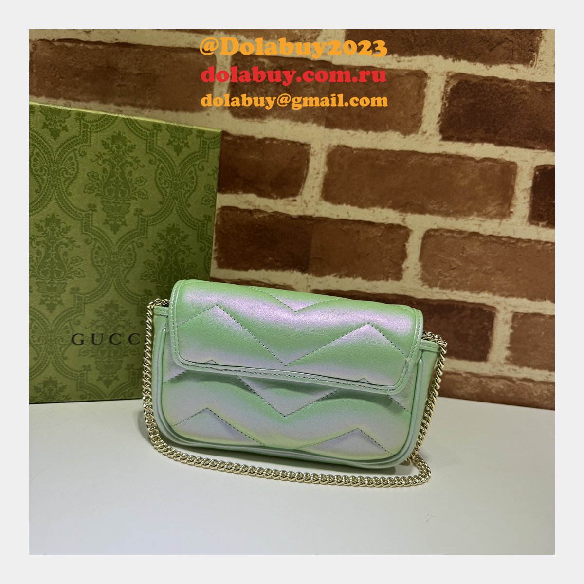 Perfect 476433 GG Marmont Super Gucci 7 Star Inspired Bag