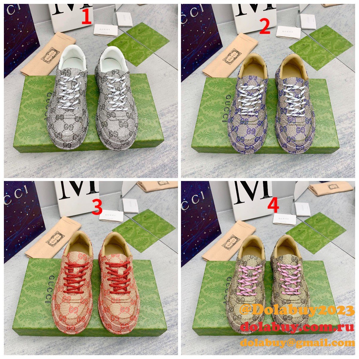 Designer Replica Gucci Biscuit Classic Presbyopia Shoes