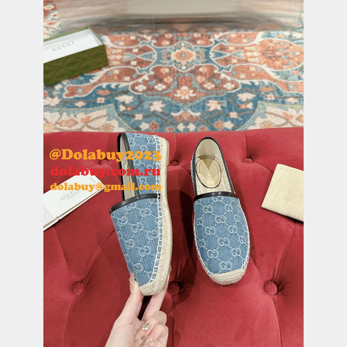 Duplicate Wholesale gucci Fashion ESPADRILLE