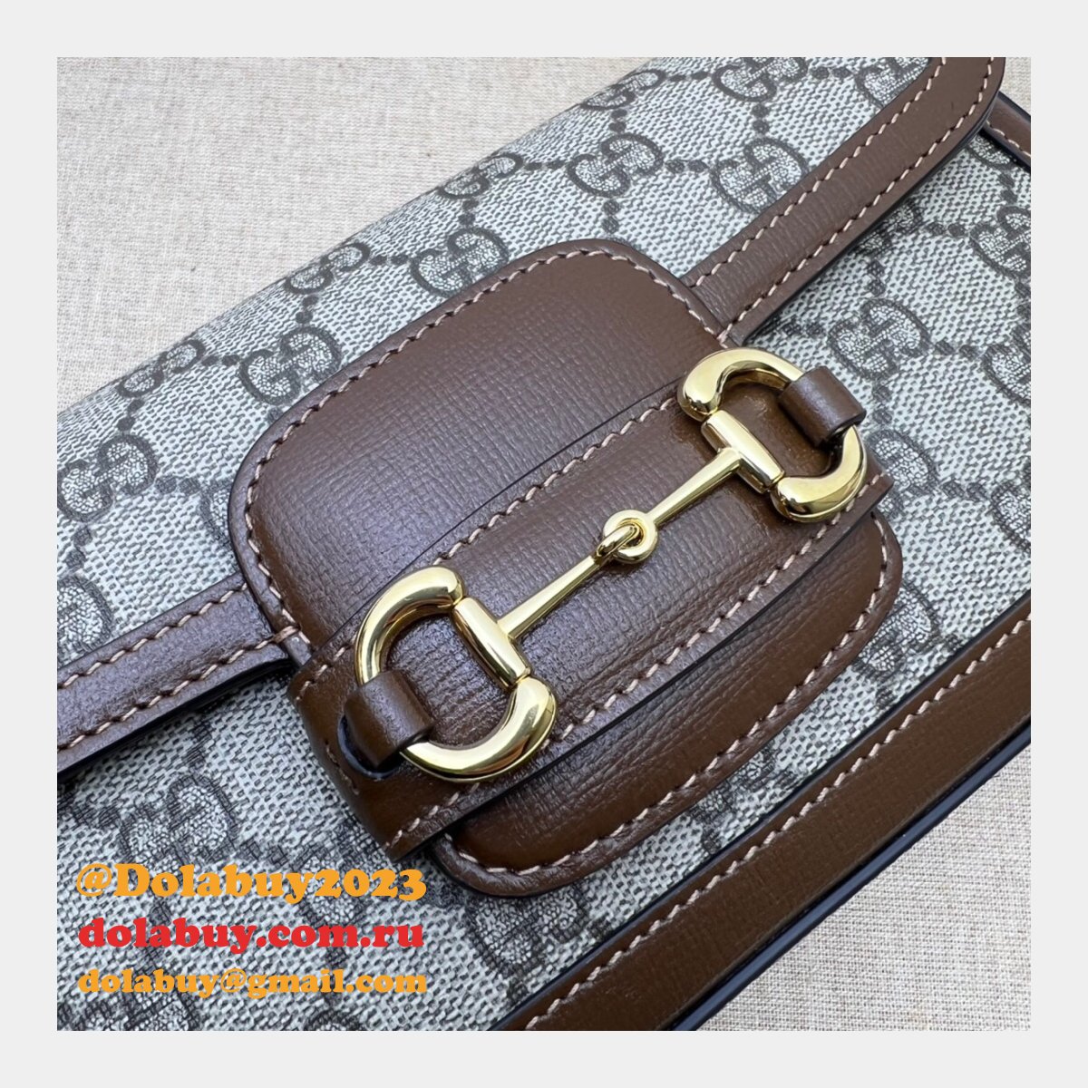 Gucci Designer Horsebit 1955 Shoulder Chain 735178 7 Star Bag